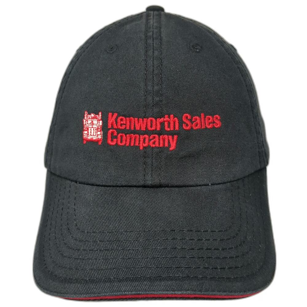 Otto Baseball Cap Black One Size Kenworth Sales Company Sandwich Brim Hat